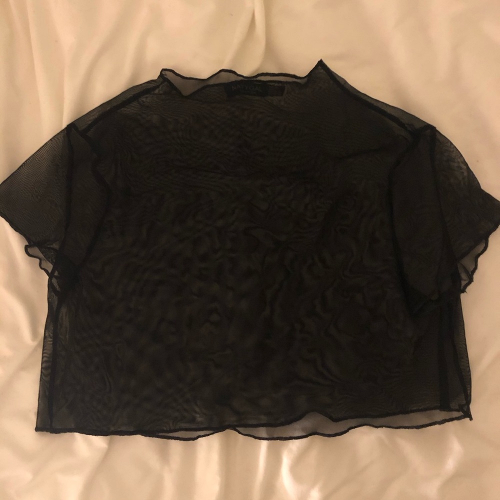 Nasty Gal Mesh Tshirt